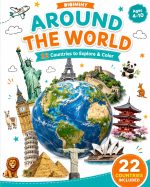 Around the World Coloring Pages, 22 Countries Printable PDF (Digital Download) - Image 2