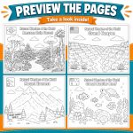 Natural Wonders World Coloring Book, Kids Ages 5-7, Educational Activity (PDF Download) - Image 4