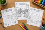Natural Wonders World Coloring Book, Kids Ages 5-7, Educational Activity (PDF Download) - Image 6