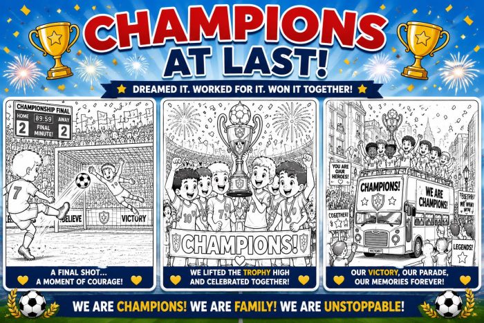 Soccer Championship Adventure Coloring Book, Kids Ages 5-7 (Digital Download) - Image 5