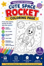 1 Vehicle Coloring Pages for Kids, Printable PDF Activity Book, Ages 5-7, Instant Download - Image 12
