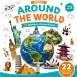 Around the World Coloring Pages, 22 Countries Printable PDF (Digital Download)