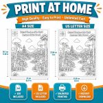 Natural Wonders World Coloring Book, Kids Ages 5-7, Educational Activity (PDF Download) - Image 7