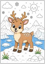 Arctic Animals Coloring Book for Kids Ages 5-7 (Digital Download) - Image 11