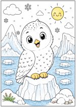 Arctic Animals Coloring Book for Kids Ages 5-7 (Digital Download) - Image 14