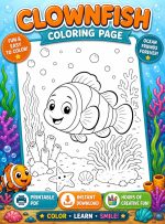 Ocean Coloring Pages for Kids, Under the Sea Printable PDF Activity Book, Instant Download, Ages 5-7 - Image 9