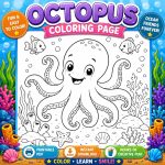 Ocean Coloring Pages for Kids, Under the Sea Printable PDF Activity Book, Instant Download, Ages 5-7 - Image 14